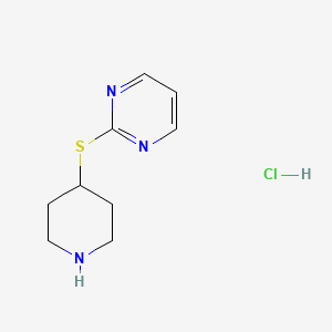 2-(Piperidin-4-ylthio)pyrimidine hydrochloride