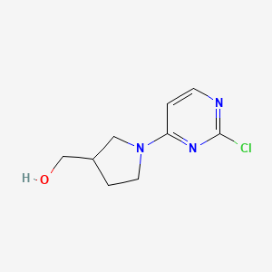 (1-(2-Chloropyrimidin-4-yl)pyrrolidin-3-yl)methanol