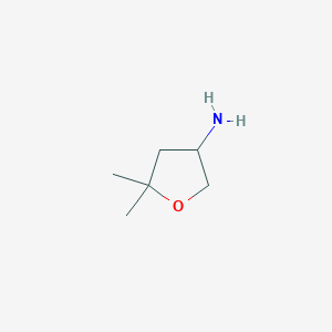 (5,5-Dimethyltetrahydrofuran-3-yl)amine