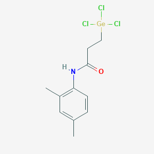 molecular formula C11H14Cl3GeNO B14295480 N-(2,4-Dimethylphenyl)-3-(trichlorogermyl)propanamide CAS No. 114629-76-4