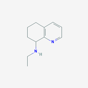 molecular formula C11H16N2 B1429551 N-乙基-5,6,7,8-四氢喹啉-8-胺 CAS No. 878025-41-3