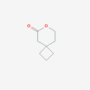 molecular formula C8H12O2 B1429555 7-Oxaspiro[3.5]nonan-6-one CAS No. 518284-70-3