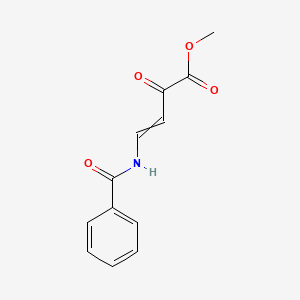 molecular formula C12H11NO4 B14295691 Methyl 4-benzamido-2-oxobut-3-enoate CAS No. 116253-86-2