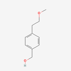 B1429571 [4-(2-Methoxyethyl)phenyl]methanol CAS No. 886531-77-7