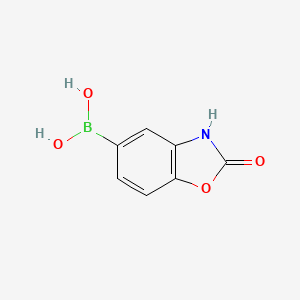 B1429573 2-oxo-2,3-Dihydrobenzooxazole-5-boronic acid CAS No. 710348-42-8