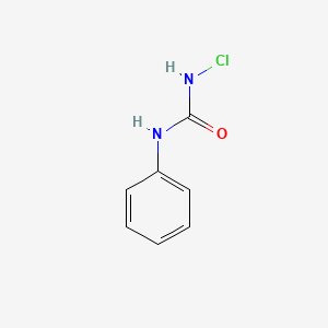 molecular formula C7H7ClN2O B14295765 N-Chloro-N'-phenylurea CAS No. 113546-44-4