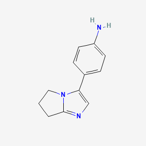 [4-(6,7-dihydro-5H-pyrrolo[1,2-a]imidazol-3-yl)phenyl]amine