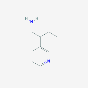 3-Methyl-2-(pyridin-3-yl)butan-1-amine