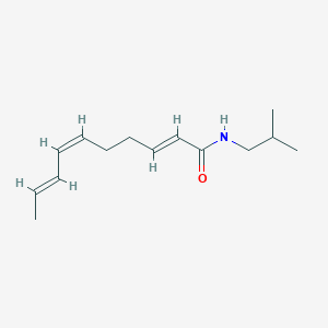 molecular formula C₁₄H₂₃NO B142960 Spilanthol CAS No. 25394-57-4