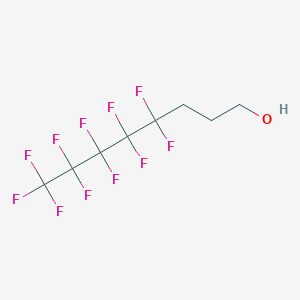molecular formula C8H7F11O B1429600 3-(Perfluoropentyl)propan-1-ol CAS No. 1404193-88-9