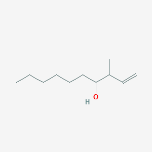molecular formula C11H22O B14296037 1-Decen-4-ol, 3-methyl- CAS No. 114954-48-2