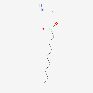 molecular formula C12H26BNO2 B1429612 2-Octyl-1,3,6,2-dioxazaborocane CAS No. 96508-56-4