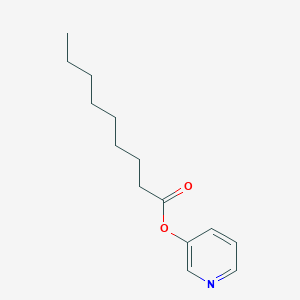 molecular formula C14H21NO2 B14296129 Pyridin-3-yl nonanoate CAS No. 112111-70-3