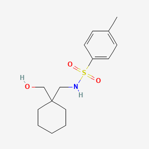 N-{[1-(hydroxymethyl)cyclohexyl]methyl}-4-methylbenzene-1-sulfonamide