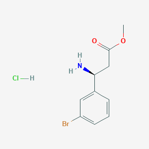 (S)-Methyl 3-amino-3-(3-bromophenyl)propanoate hcl