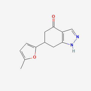6-(5-methyl-2-furyl)-1,5,6,7-tetrahydro-4H-indazol-4-one
