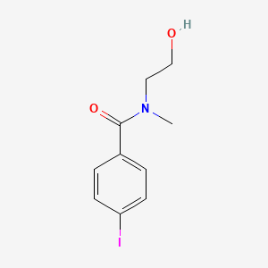 molecular formula C10H12INO2 B1429647 N-(2-Hydroxyethyl)-4-iodo-N-methyl-benzamide CAS No. 1183466-17-2