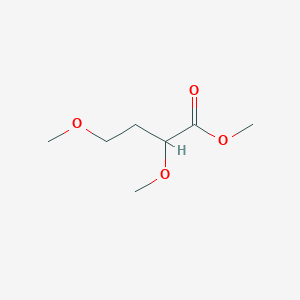 molecular formula C7H14O4 B14296470 Methyl 2,4-dimethoxybutanoate CAS No. 119404-54-5