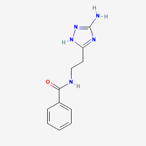 N-[2-(5-Amino-4H-1,2,4-triazol-3-yl)ethyl]benzamide