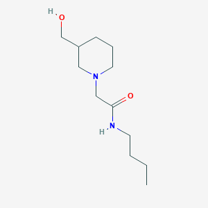 molecular formula C12H24N2O2 B1429659 N-butyl-2-[3-(hydroxymethyl)piperidin-1-yl]acetamide CAS No. 1250032-26-8