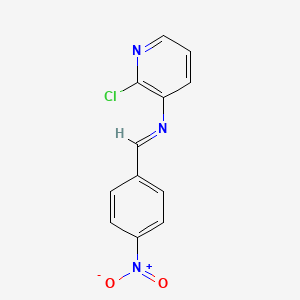 (2-Chloro-pyridin-3-yl)-[1-(4-nitro-phenyl)-meth-(E)-ylidene]-amine