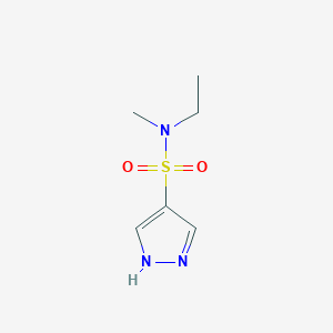 N-ethyl-N-methyl-1H-pyrazole-4-sulfonamide