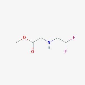 Methyl 2-[(2,2-difluoroethyl)amino]acetate
