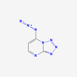 molecular formula C4H2N8 B14296734 7-Azidotetrazolo[1,5-a]pyrimidine CAS No. 116539-93-6