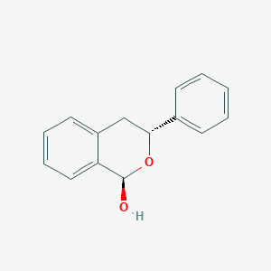 molecular formula C15H14O2 B142969 (1R,3R)-3-phenyl-3,4-dihydro-1H-isochromen-1-ol CAS No. 153396-47-5