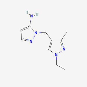 1-[(1-ethyl-3-methyl-1H-pyrazol-4-yl)methyl]-1H-pyrazol-5-amine