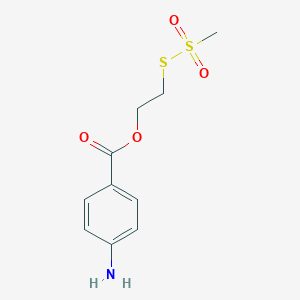 molecular formula C10H13NO4S2 B014297 Benzocaine Methanethiosulfonate CAS No. 212207-24-4