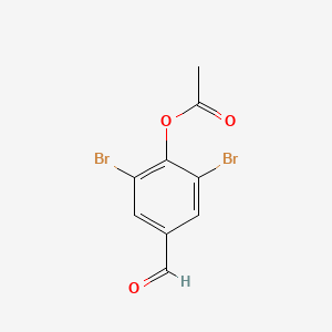 2,6-Dibromo-4-formylphenyl acetate