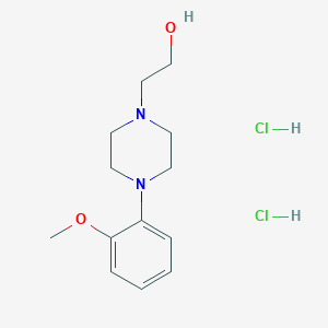 2-[4-(2-Methoxyphenyl)piperazin-1-yl]ethan-1-ol dihydrochloride