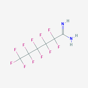 molecular formula C6H3F11N2 B1429710 Perfluorohexanamidine CAS No. 464-21-1