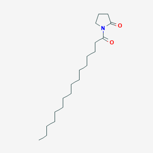 molecular formula C20H37NO2 B14297172 1-Hexadecanoylpyrrolidin-2-one CAS No. 112971-93-4