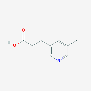molecular formula C9H11NO2 B1429718 3-(5-Methylpyridin-3-yl)propanoic acid CAS No. 1256810-53-3