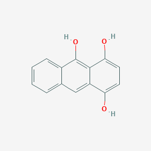 molecular formula C14H10O3 B14297274 Anthracene-1,4,9-triol CAS No. 115374-35-1