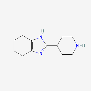 2-(Piperidin-4-YL)-4,5,6,7-tetrahydro-1H-1,3-benzodiazole