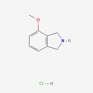molecular formula C9H12ClNO B1429736 4-Methoxyisoindoline hydrochloride CAS No. 1203682-51-2