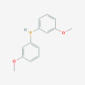 molecular formula C14H15O2P B14297374 Bis(3-methoxyphenyl)phosphane CAS No. 125653-52-3