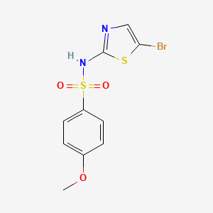 N-(5-bromo-1,3-thiazol-2-yl)-4-methoxybenzene-1-sulfonamide