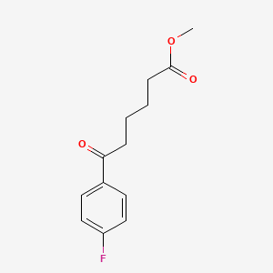 molecular formula C13H15FO3 B1429744 Methyl 6-(4-fluorophenyl)-6-oxohexanoate CAS No. 342636-35-5