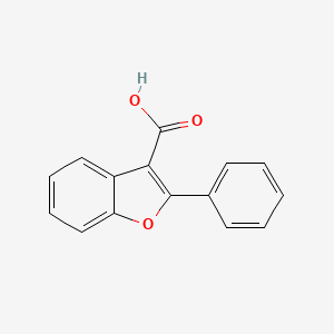 molecular formula C15H10O3 B1429751 2-Phenylbenzofuran-3-carboxylic acid CAS No. 6774-47-6