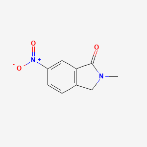 molecular formula C9H8N2O3 B1429753 1H-Isoindol-1-one, 2,3-dihydro-2-methyl-6-nitro- CAS No. 564467-91-0