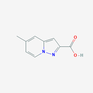 molecular formula C9H8N2O2 B1429760 5-Methylpyrazolo[1,5-a]pyridine-2-carboxylic acid CAS No. 876379-72-5