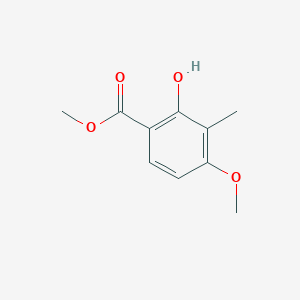 molecular formula C10H12O4 B14297607 Methyl 2-hydroxy-4-methoxy-3-methylbenzoate CAS No. 116386-94-8