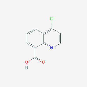 molecular formula C10H6ClNO2 B1429762 4-Chloroquinoline-8-carboxylic acid CAS No. 216257-37-3
