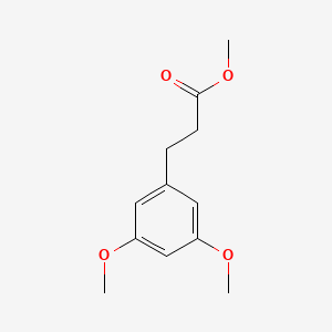 molecular formula C12H16O4 B1429764 Methyl 3-(3,5-dimethoxyphenyl)propanoate CAS No. 886-51-1