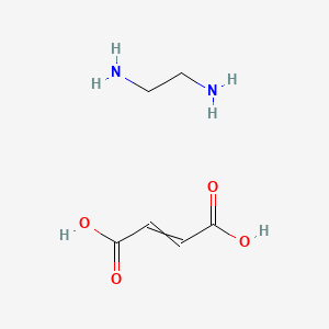molecular formula C6H12N2O4 B14297643 But-2-enedioic acid;ethane-1,2-diamine CAS No. 112915-82-9