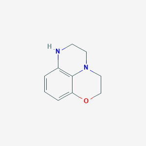 molecular formula C10H12N2O B1429769 4-Oxa-1,10-diazatricyclo[7.3.1.05,13]trideca-5,7,9(13)-triene CAS No. 1267225-15-9